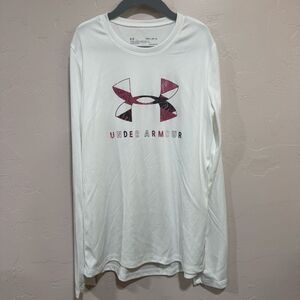 Girls Long Sleeve Athletic Under Armour Youth Medium